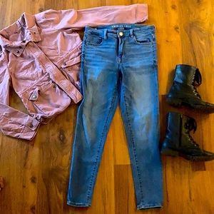 American Eagle Next Level Stretch Skinny Jeans | Size 10